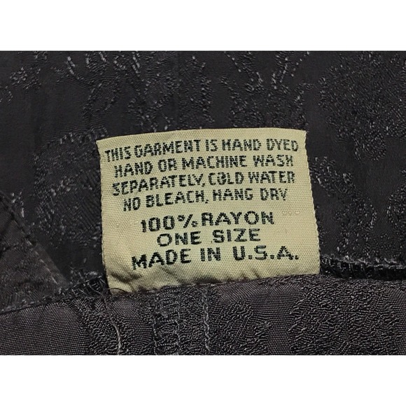 URU Velvet Burnout‎ Sleeveless Blouse One Size Purple Textured Jacquard Vintage - Picture 9 of 12